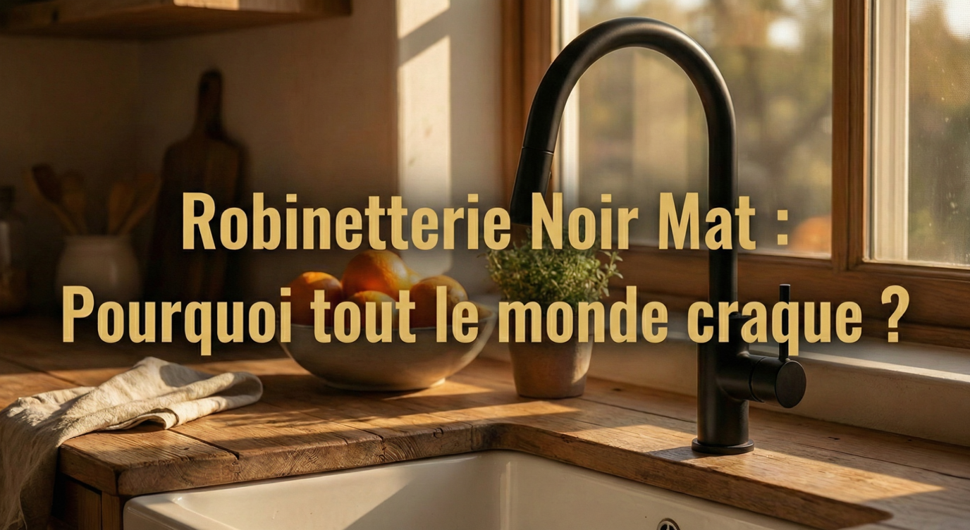 Robinetterie Noir Mat : Pourquoi tout le monde craque ?