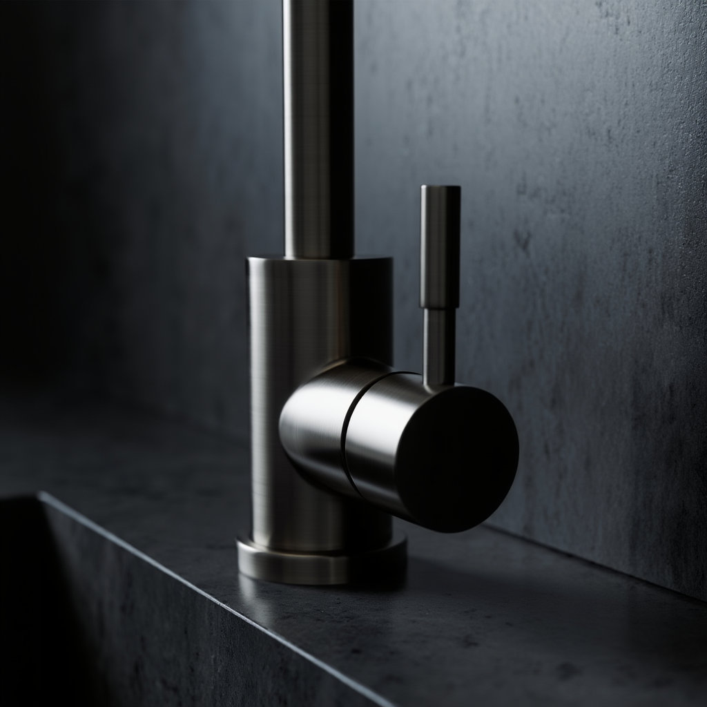 robinet-cuisine-bec-incurve-zoom-commande