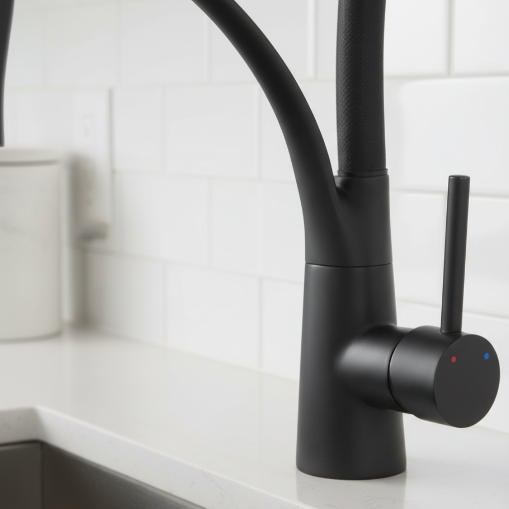 robinet-cuisine-douchette-extractible-zoom-commande