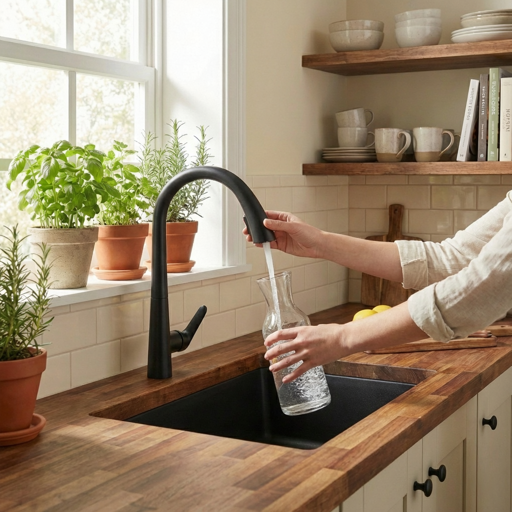 robinet-cuisine-douchette-extractible-laiton-remplir-carafe