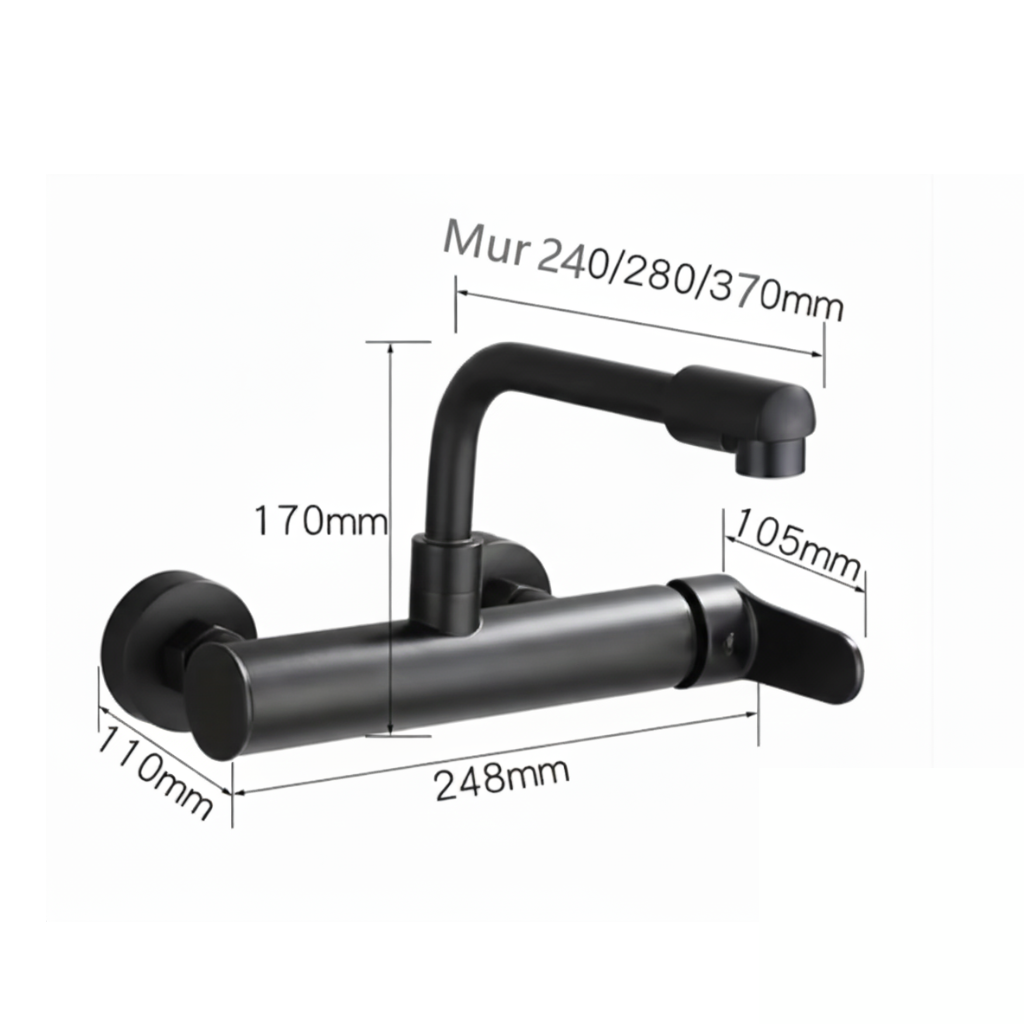 robinet-cuisine-mural-acier-inoxydable-bec-long-dimensions