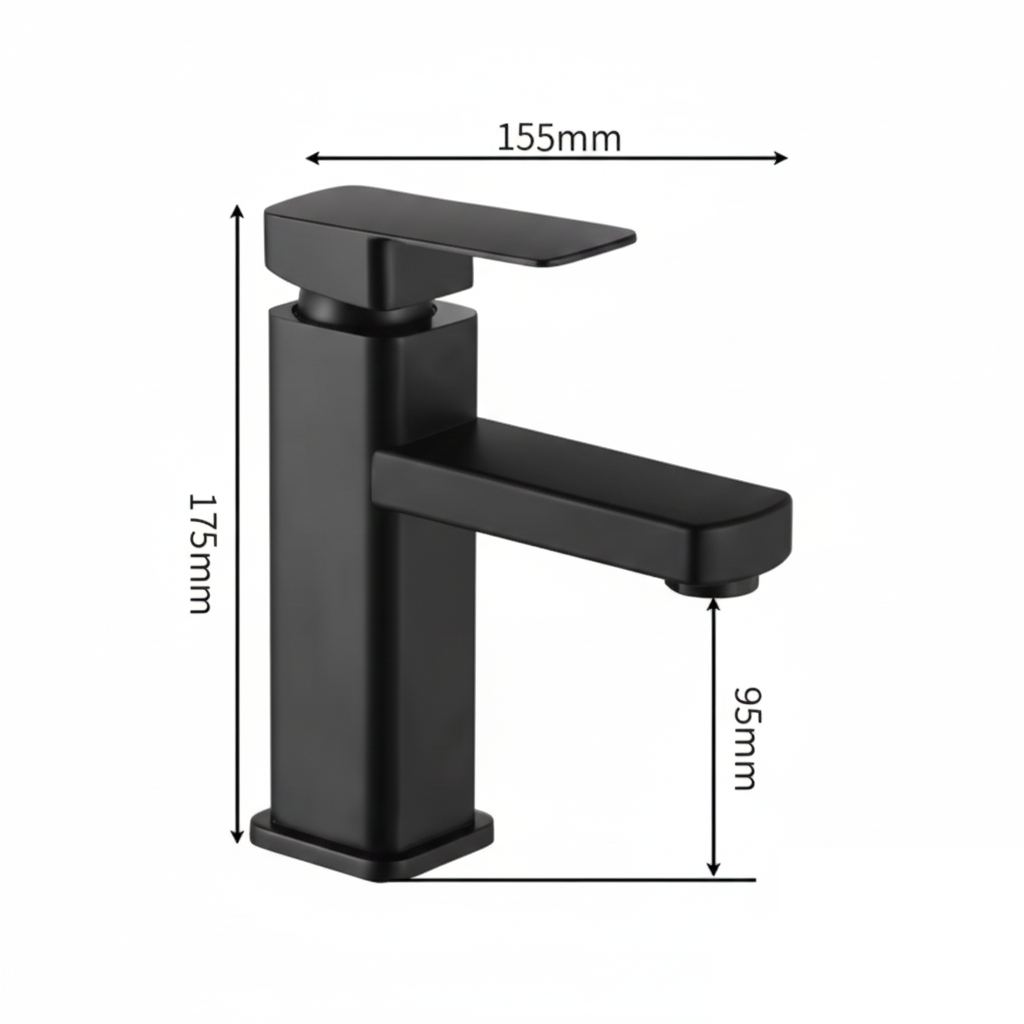 robinet-lavabo-carre-standard-dimensions
