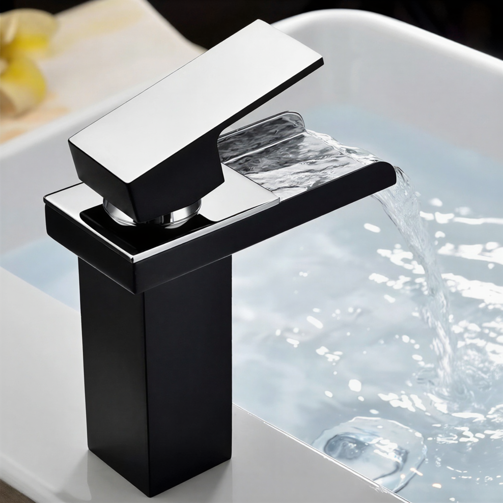 robinet-lavabo-cascade-zoom-commande
