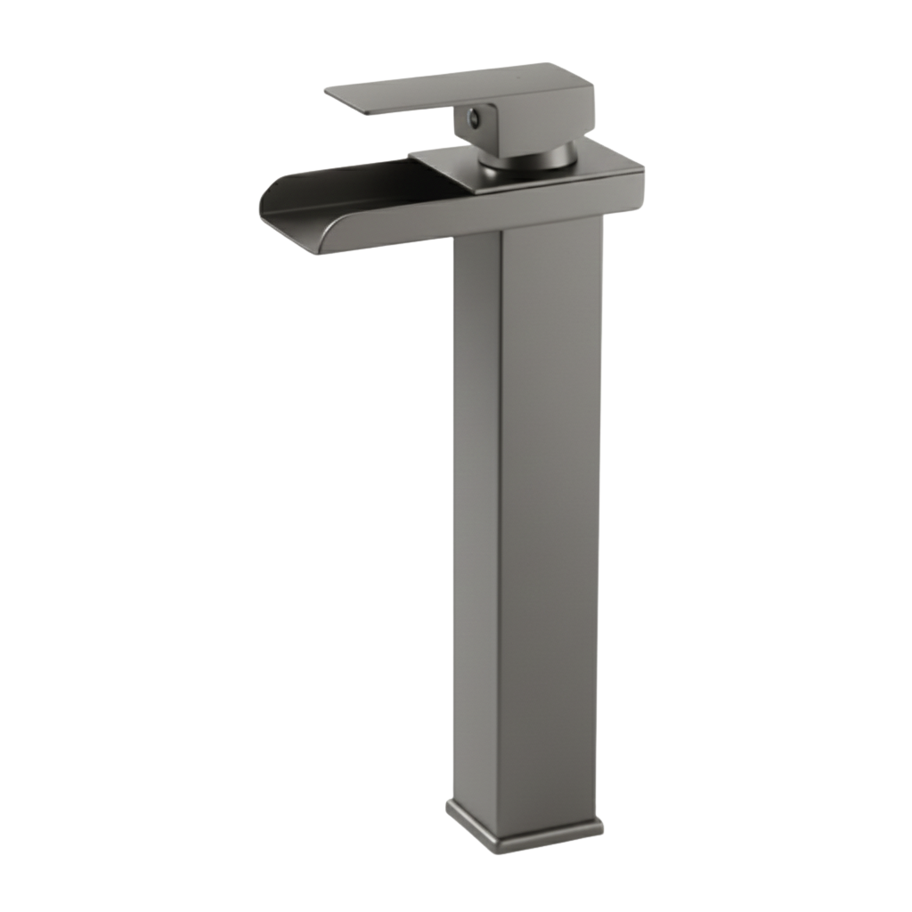 robinet-lavabo-haut-carre-laiton-gris