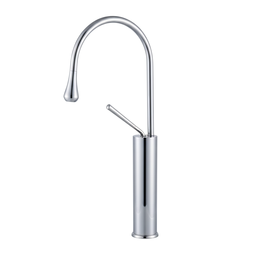 robinet-lavabo-haut-laiton-design-argent