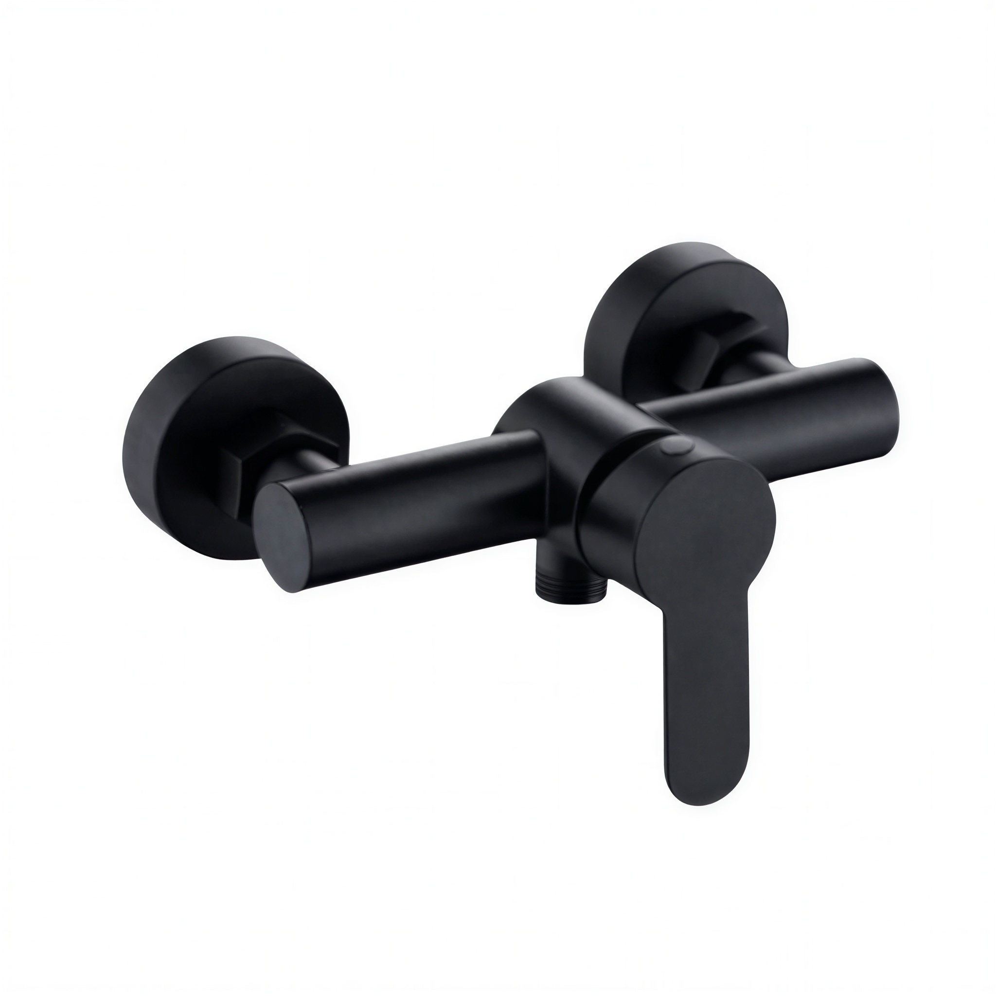 robinet-salle-de-bain-mural-acier-inoxydable-noir